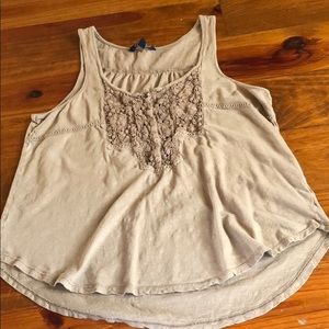 American Eagle Dusty Brown Tank